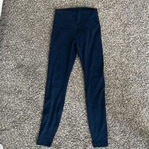 Navy Blue Lululemon 28” leggings